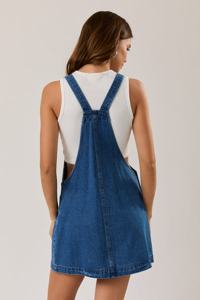 Denim Darling Overall Dress