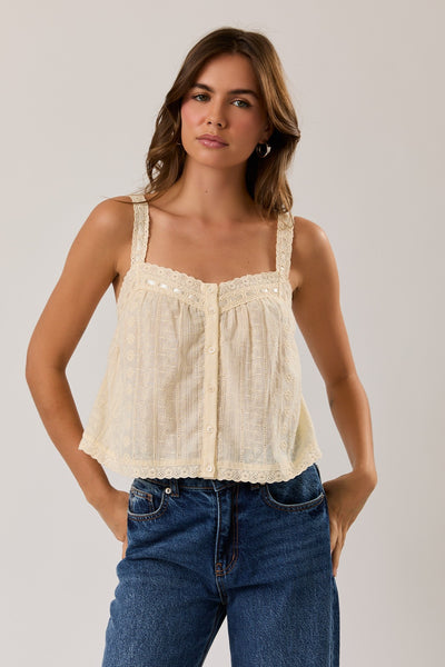 Heirloom Embroidered Tank