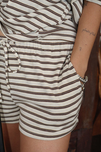 Sunkissed Stripe Lounge Shorts