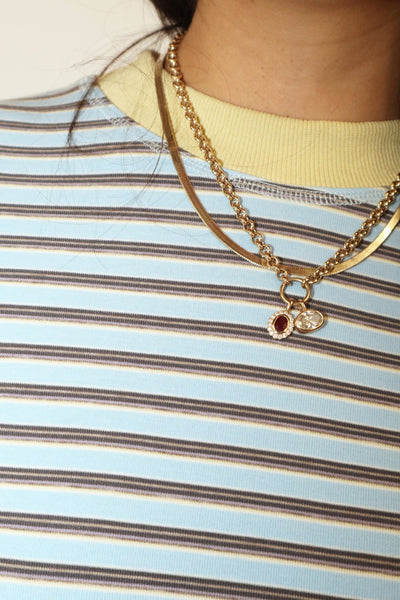 Sunkissed Stripe Relaxed Tee
