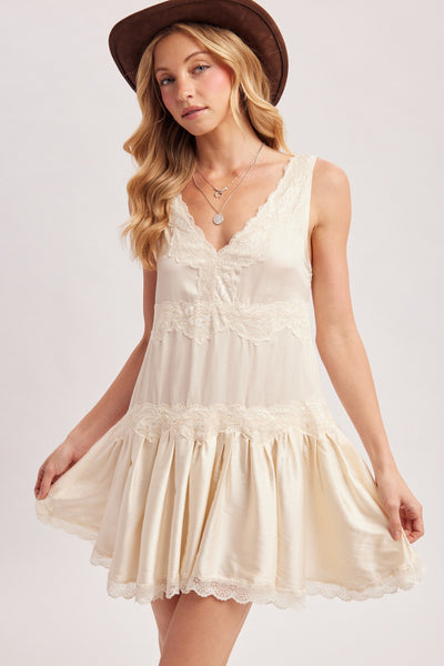Stevie Lace Slip Dress