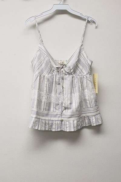 Lila Stripe Babydoll Top