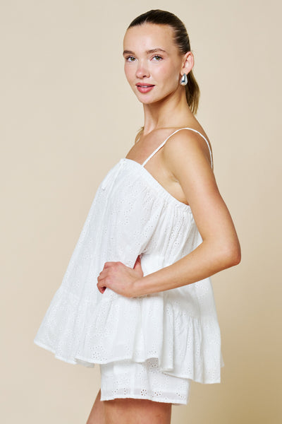 Daisy Days Eyelet Shorts