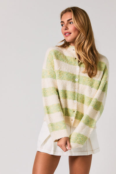 Winnie Striped Cardigan