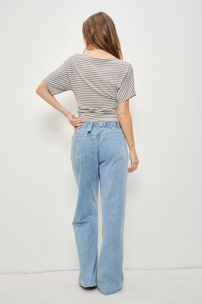 Sienna Striped Knit Top