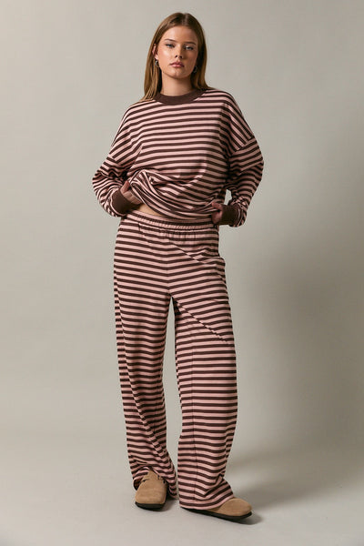Cocoa Stripe Pants