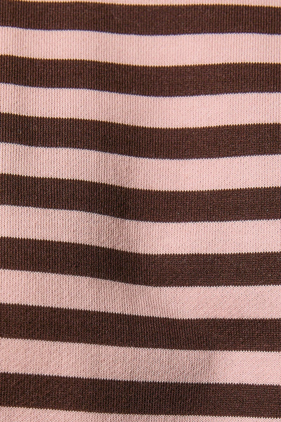 Cocoa Stripe Pullover