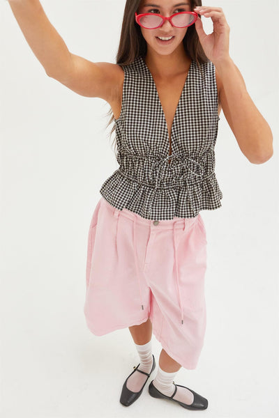 Polly Gingham Top