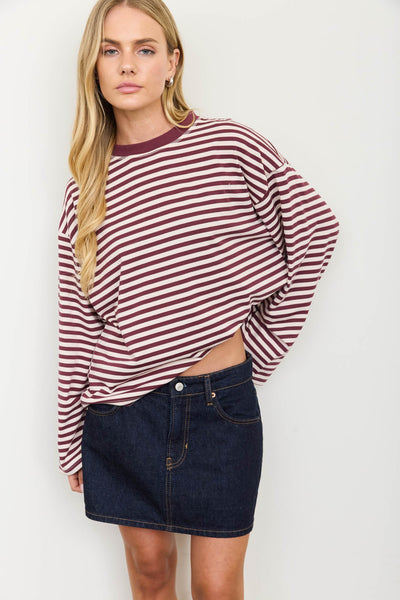 Ellis Srtipe Top