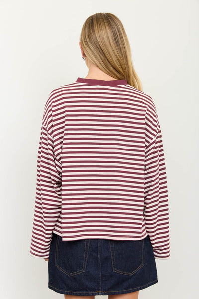 Ellis Srtipe Top