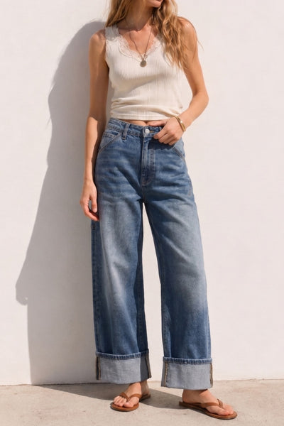 Monroe Cuffed Carpenter Jeans