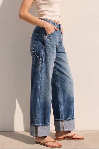Monroe Cuffed Carpenter Jeans