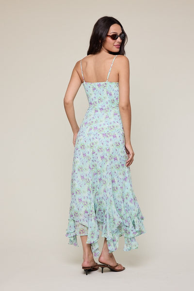Mint Garden Midi Dress