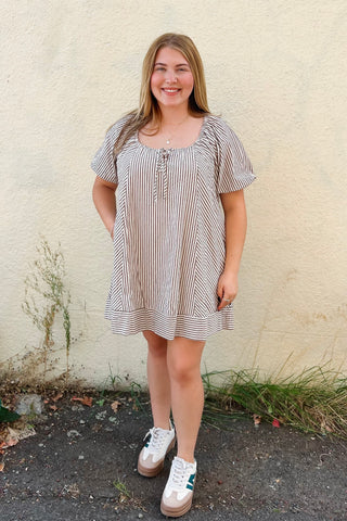 Bop Around Stripe Dress