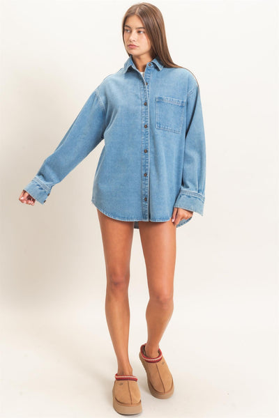 Sutton Oversized Denim Shirt