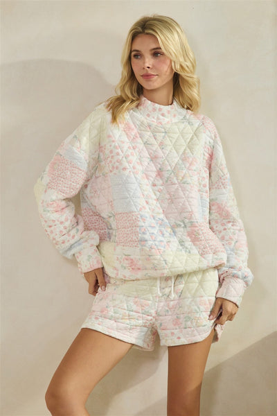 Patchwork Quilted Shorts