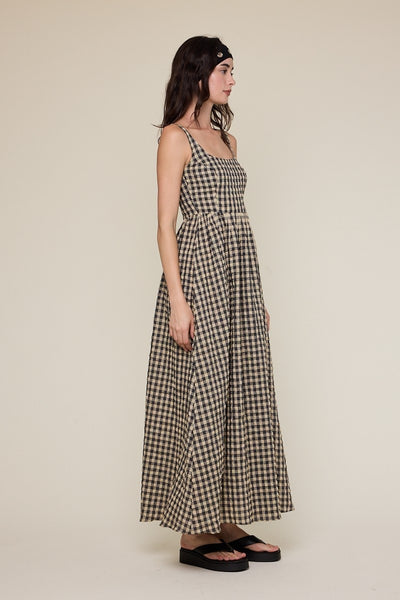 Taylor Gingham Maxi Dress