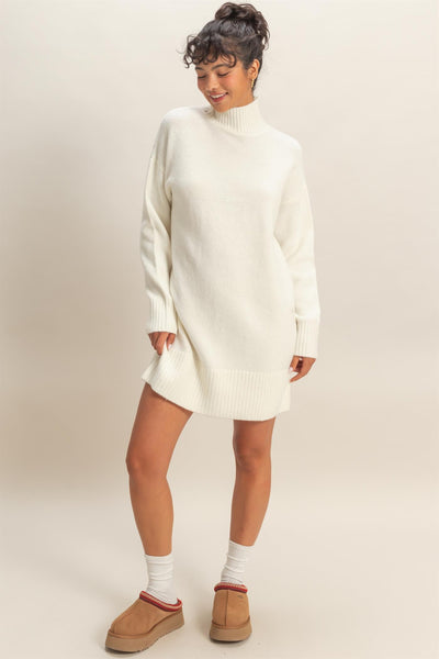 Turtleneck Sweater Dress