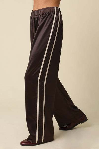 Romy Satin Track Pants