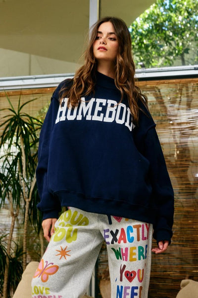 Homebody x Do Not Disturb Reversible Mockneck