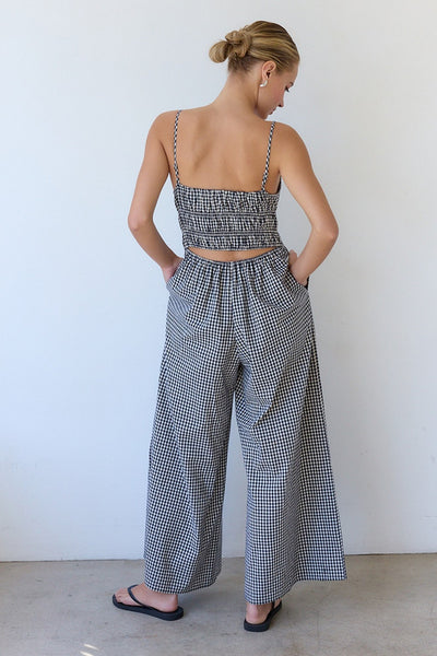 Gingham Jumpsuit