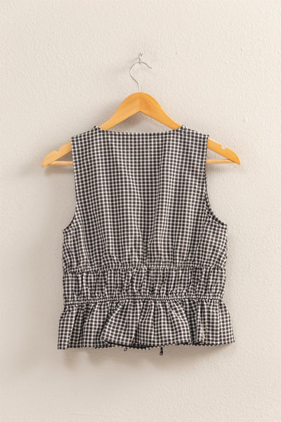 Polly Gingham Top