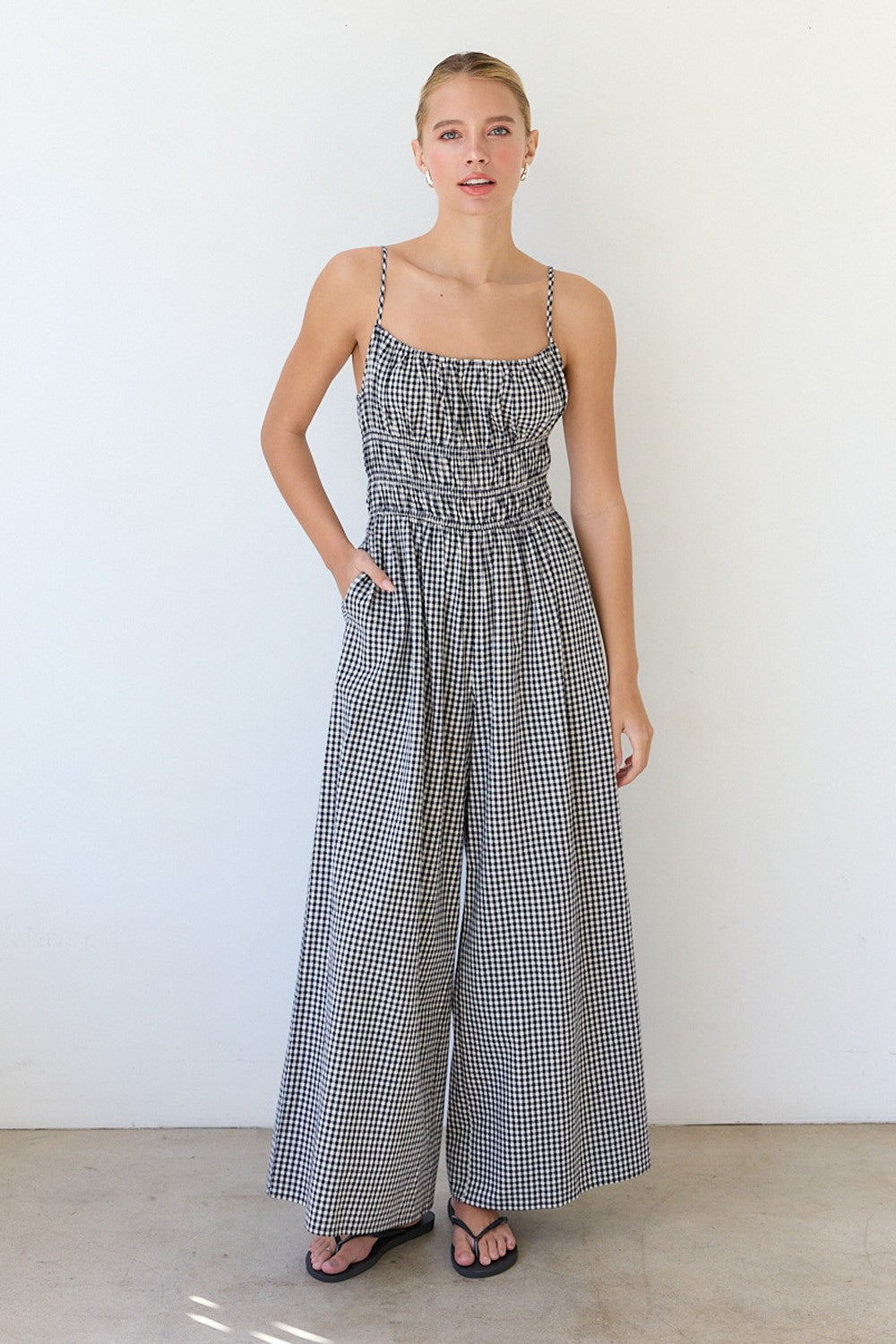 Gingham Jumpsuit