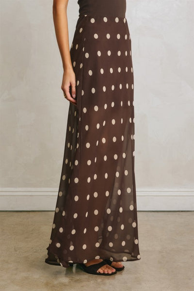 Eloise Polka Dot Maxi Skirt