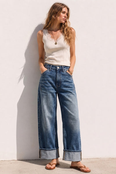 Monroe Cuffed Carpenter Jeans