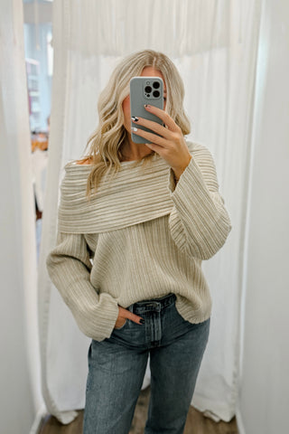 Off The Shoulder Sweater
