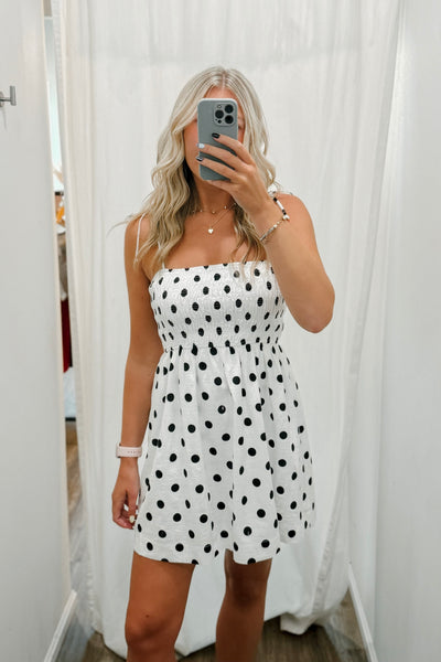 Audrey Polka Dot Dress