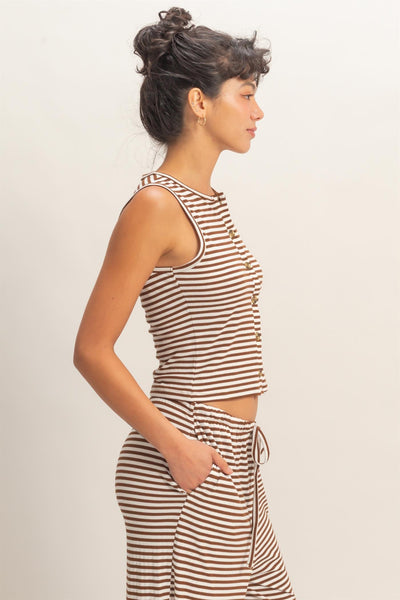 Easy Days Stripe Top