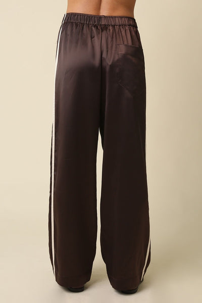 Romy Satin Track Pants
