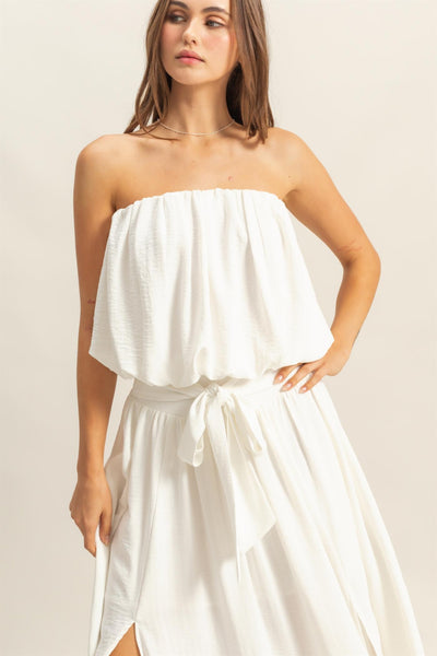 Strapless Bubble Top