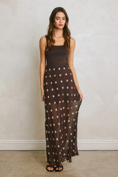 Eloise Polka Dot Maxi Skirt