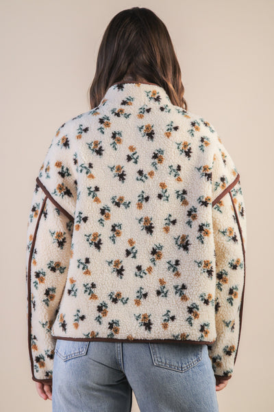 Lola Floral Sherpa Jacket