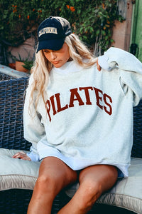 Pilates/Yoga Reversible Mockneck Sweatshirt