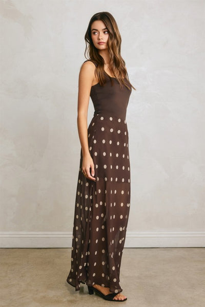 Eloise Polka Dot Maxi Skirt