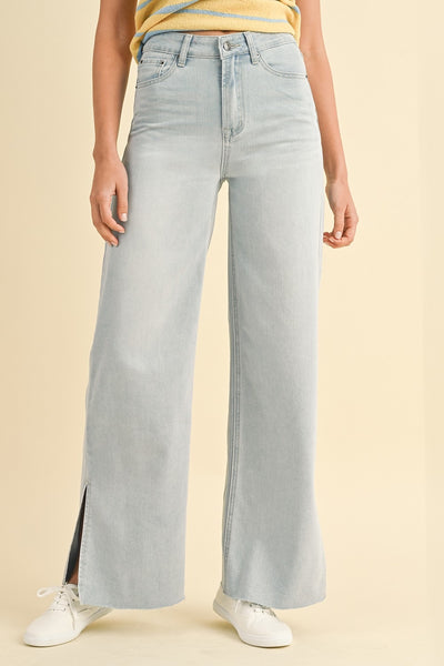 Light Wash Wide Leg Jeans