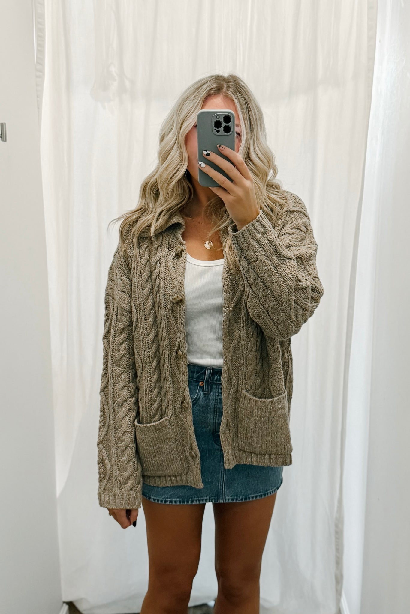 Woodland Cable Knit Cardigan