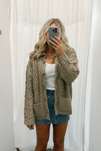 Woodland Cable Knit Cardigan