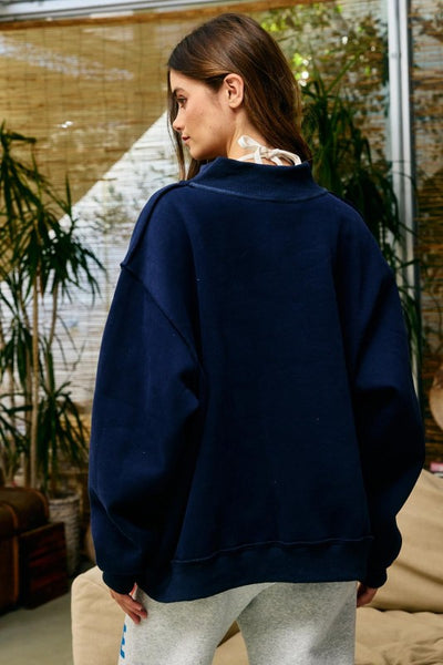 Homebody x Do Not Disturb Reversible Mockneck