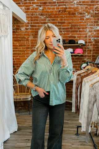 Luna Stripe Button Down