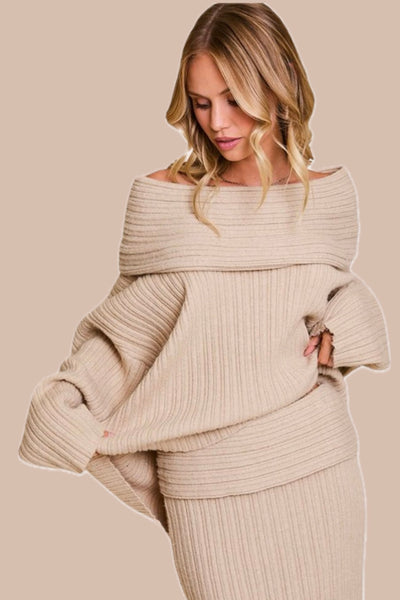 Off The Shoulder Sweater