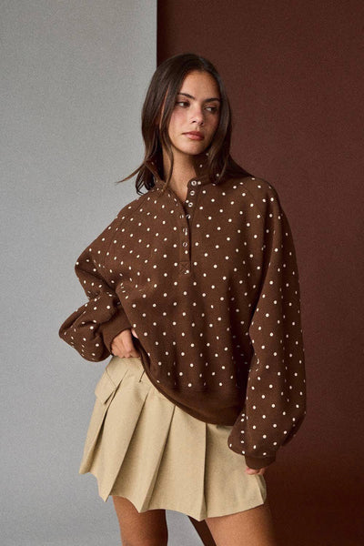 Polka Dot Pullover