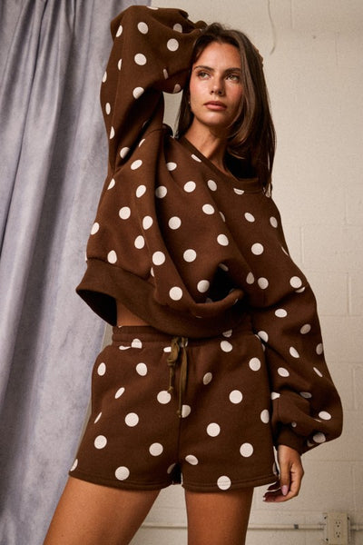Marlowe Polka Dot Pullover