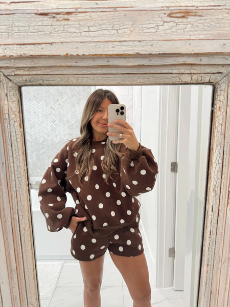 Marlowe Polka Dot Pullover