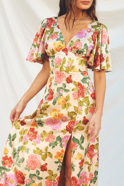 Gift Of Love Floral Maxi Dress