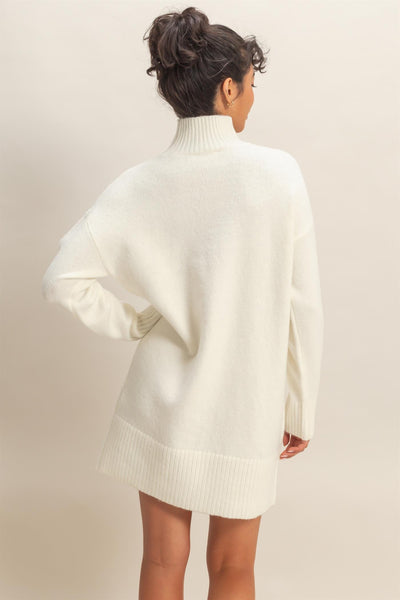 Turtleneck Sweater Dress