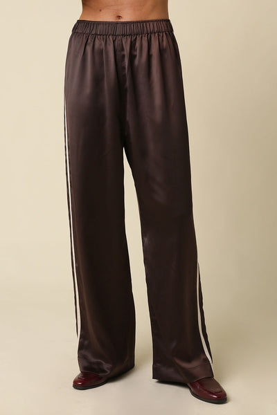 Romy Satin Track Pants